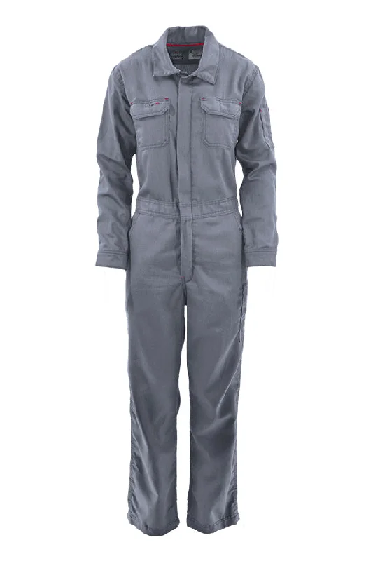 Ladies FR Modern Coveralls | 6oz. 88/12 Blend | Gray