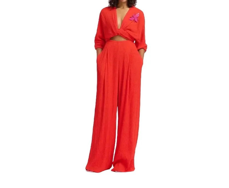 Forty Jumpsuit In Red