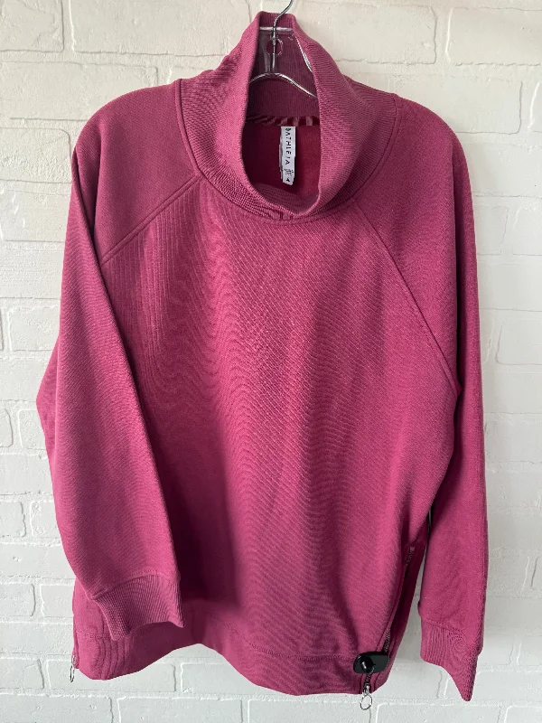 Athletic Sweatshirt Collar By Athleta In Pink, Size: Xl