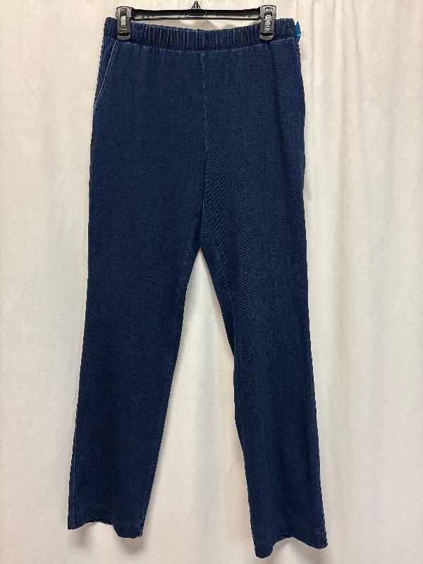 Pants Leggings By Lands End In Blue Denim, Size: S