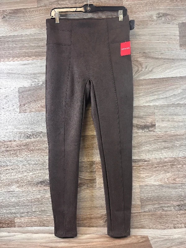 Pants Leggings By Spanx In Brown, Size: L