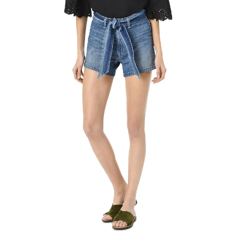 Womens Casual Above Knee Denim Shorts