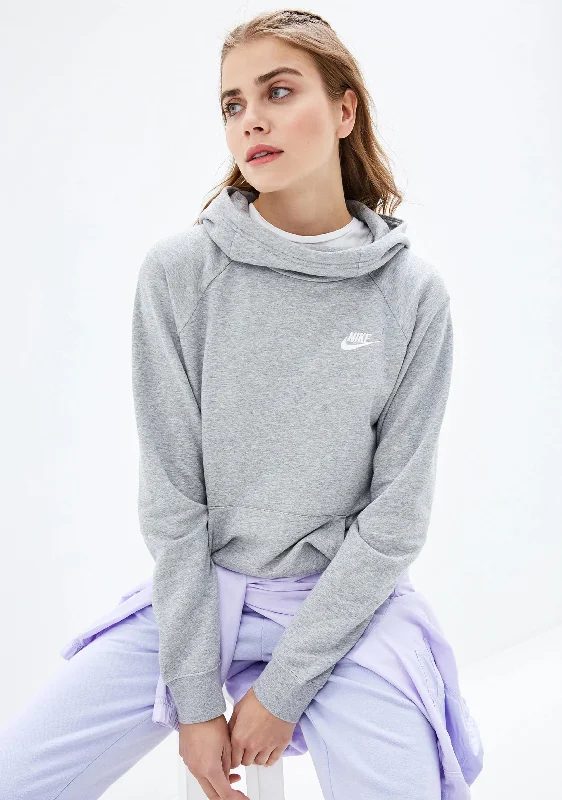 Nike Womens Funnel Neck Fleece Hoodie <BR> BV4116 063