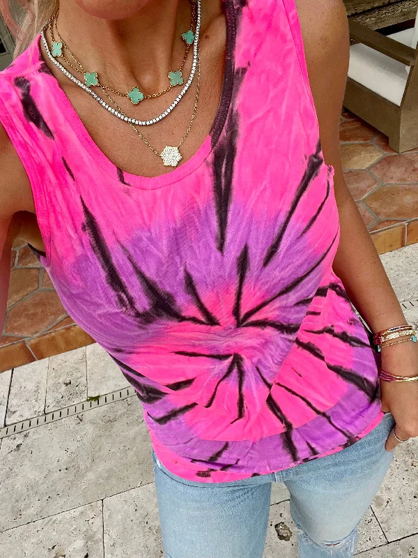 Passion Fruit Tie-Dye Tank