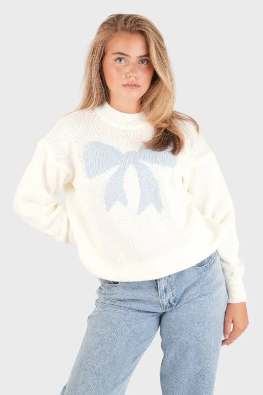 "Ribbon" sweater blue