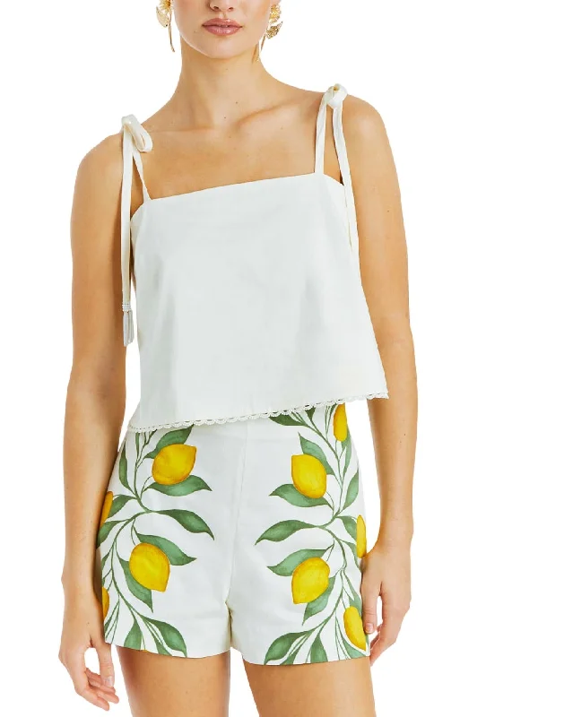 Ragu Lemon Shorts In Yellow Ivory