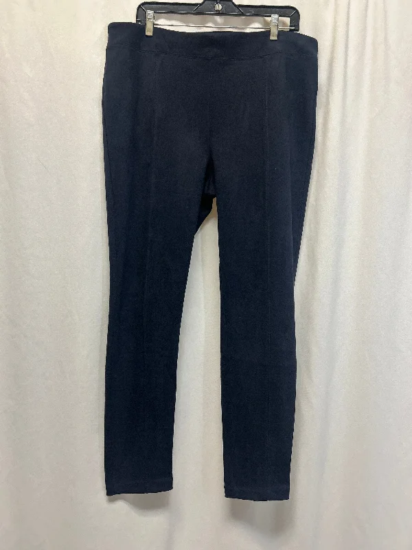 Pants Leggings By Izod In Blue, Size: Xl