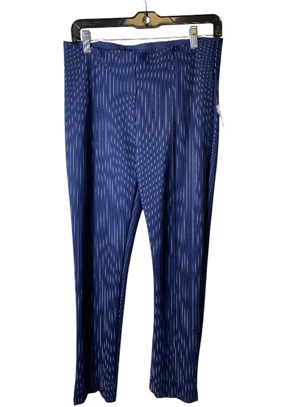 Pants Leggings By Nygard Peter In Striped Pattern, Size: 8