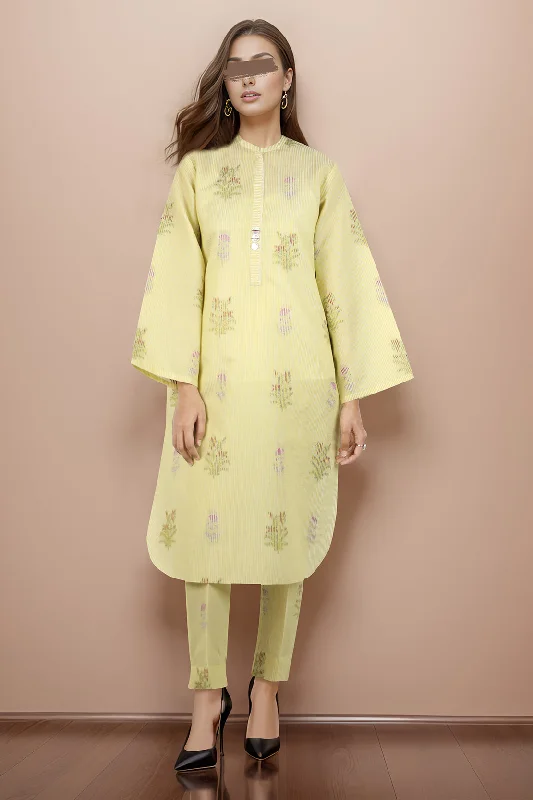 SAYA's Printed Cotton Jacquard Stitched For Mom And Daughter