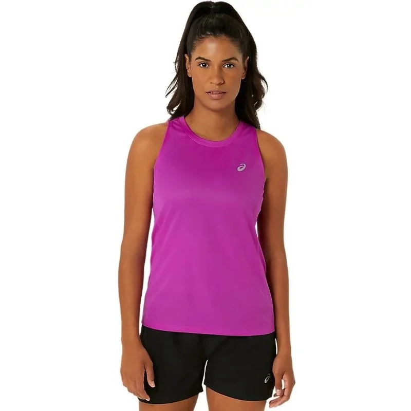 ASICS Womens Silver Running Tank