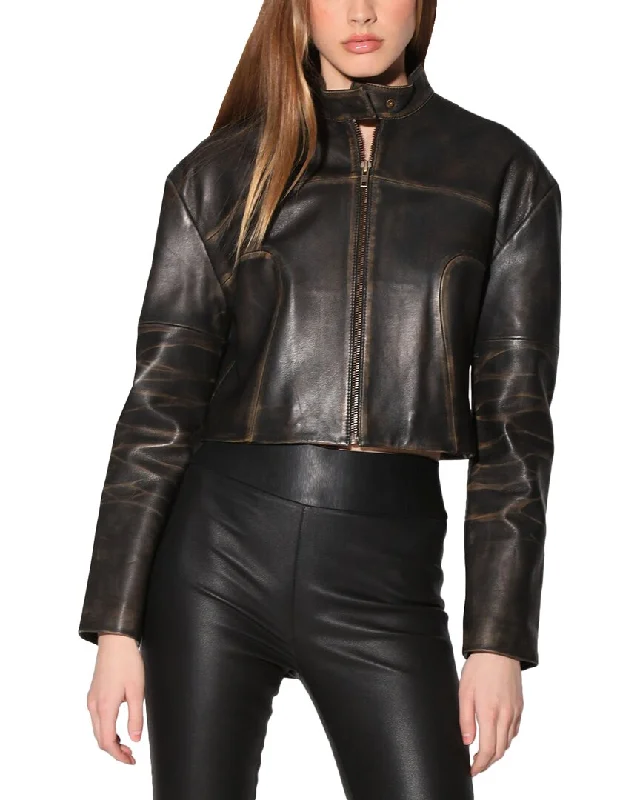 Walter Baker Shayleigh Leather Jacket