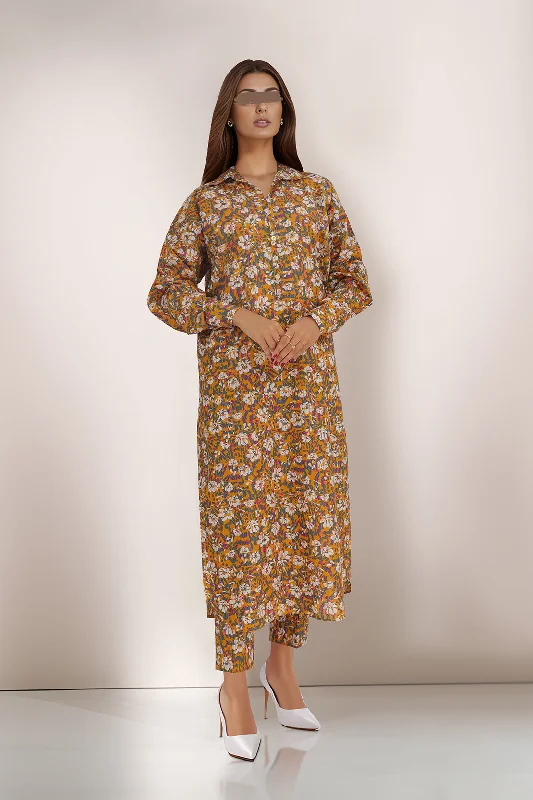 Printed Lawn Stitched 2 Piece (Shirt/Trouser)