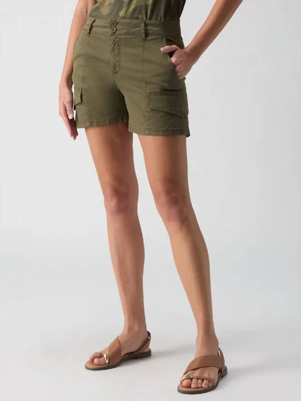 Rebel Standard Rise Short In Hiker Green