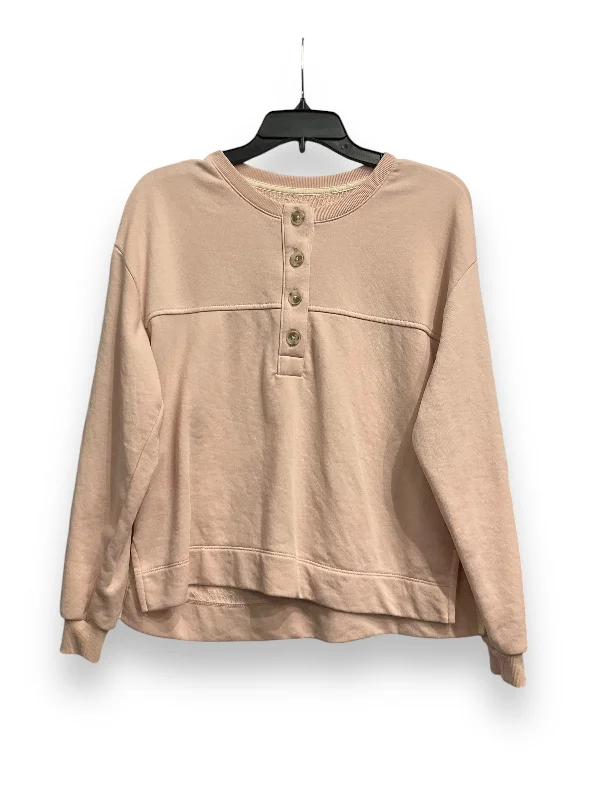 Sweatshirt Crewneck By Lou And Grey In Pink, Size: Xs