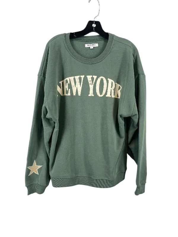 Sweatshirt Crewneck By Grayson Threads In Green, Size: S