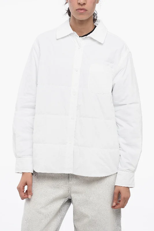 Armani Emporio Paded Overshirt With Drawstring