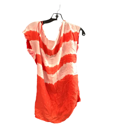 Orange & Pink Top Short Sleeve Nurture, Size S