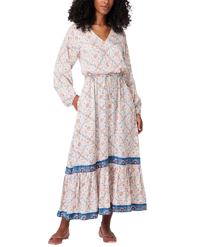 Roller Rabbit Mosaic Tile Border Olaya Maxi Dress