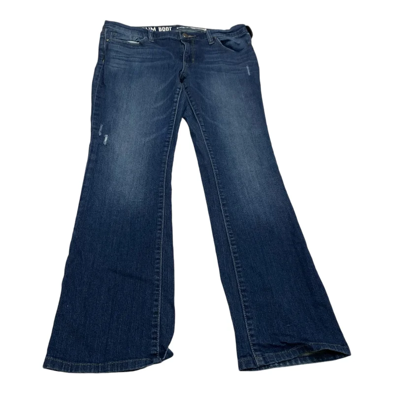 Jeans Boot Cut By Dkny In Blue Denim, Size: 10