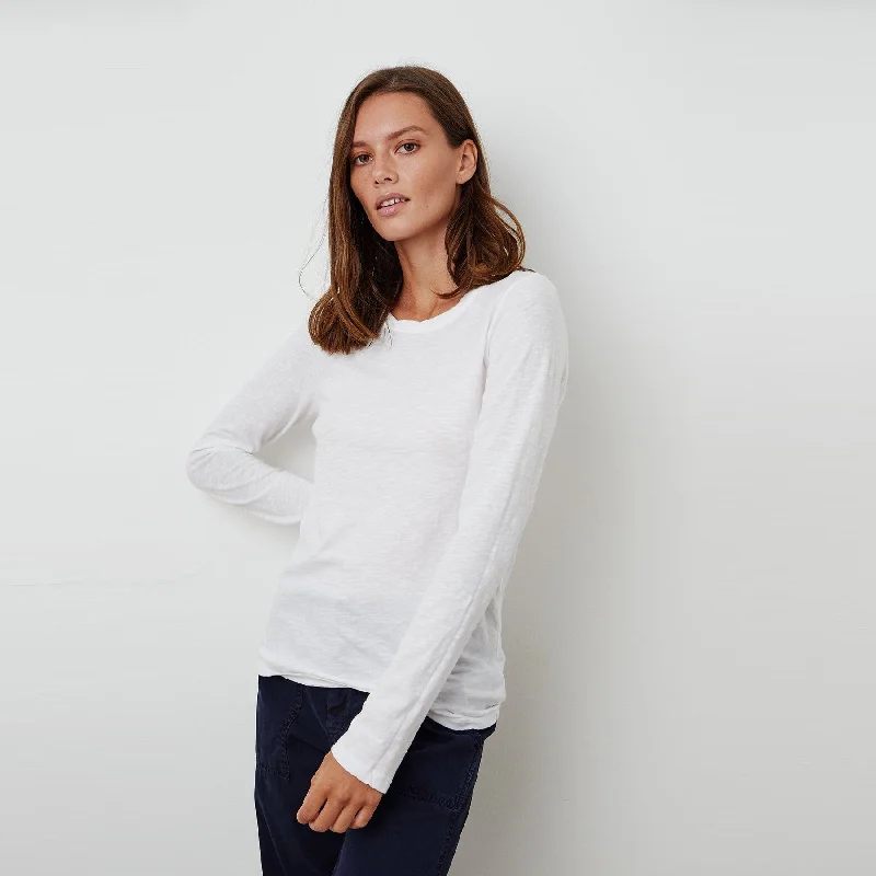 Lizzie Original Long Sleeve Top (White)