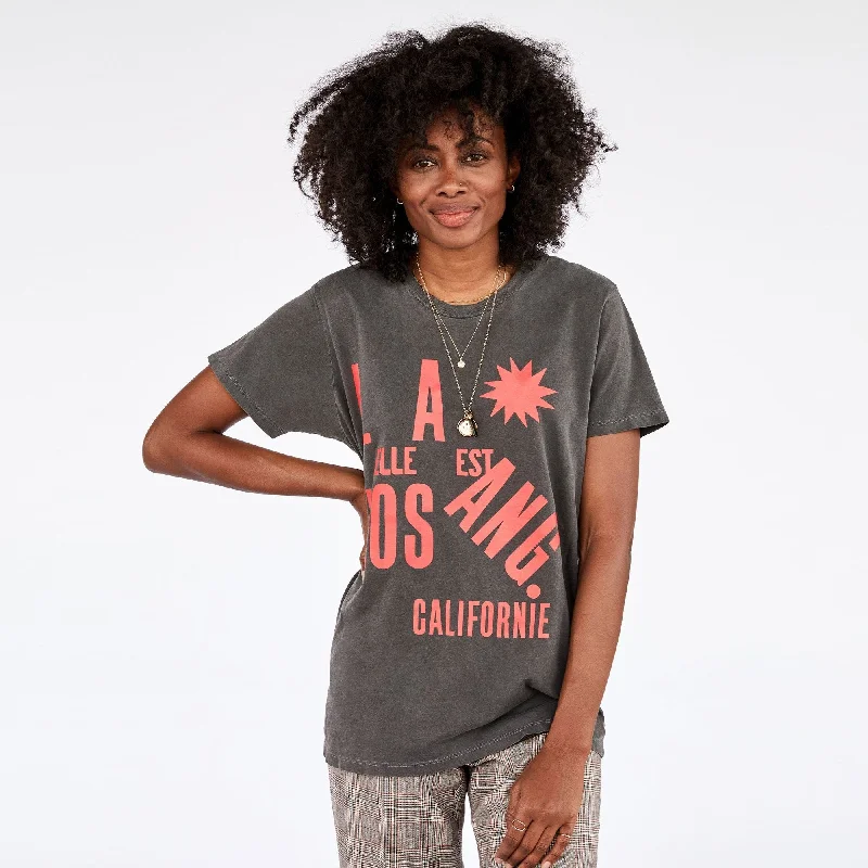 "Poppy Elle Est" Original Fit Tee (Faded Black)