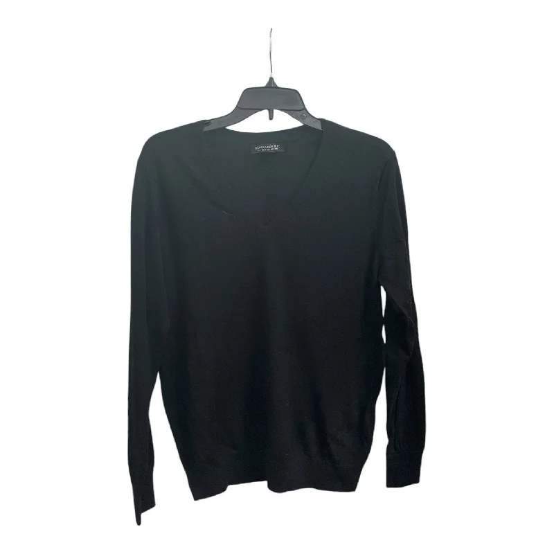 Top Long Sleeve Basic By Banana Republic In Black, Size: L