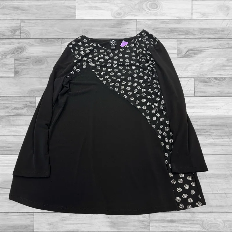 Top Long Sleeve By Clara Sun Woo In Black, Size: L