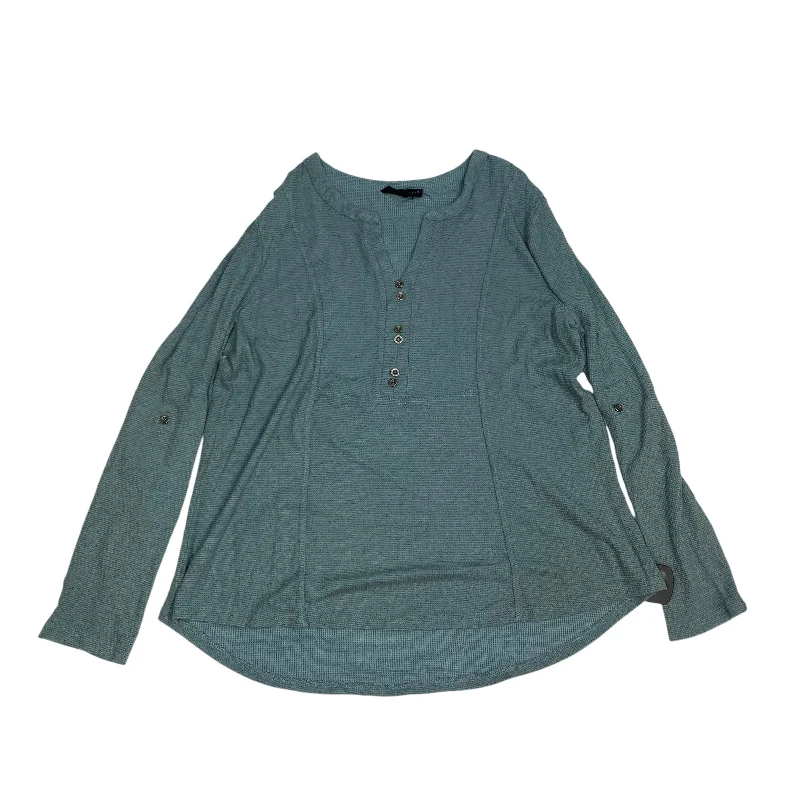 Top Long Sleeve By Jane And Delancey In Green, Size: Xl