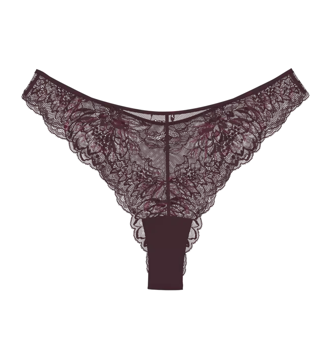 Triumph String - Amourette Charm T Highleg Brazilian R* - Burgundy (00EG)