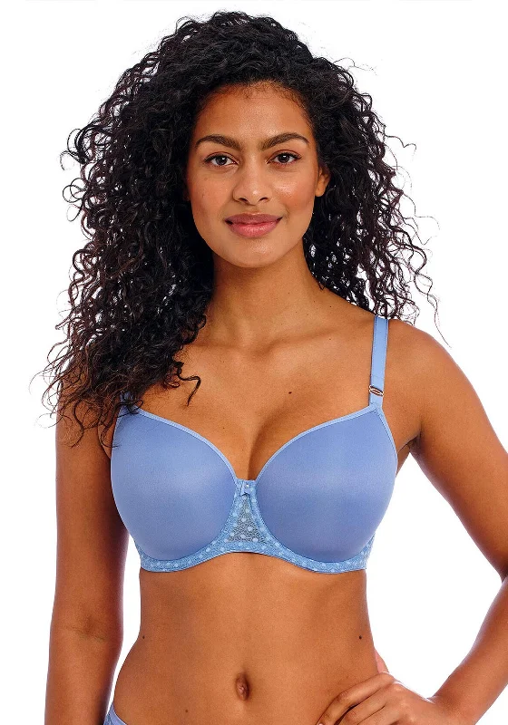 Freya Starlight Moulded Balcony Bra, Cornflower