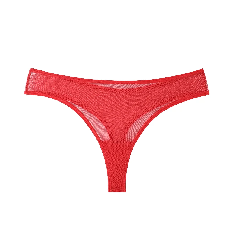 Julie Everyday Sheer Mesh Thong in 5 Colors