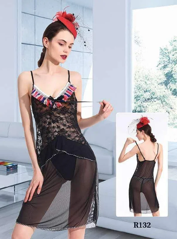 Forever Short Romantic  Nighty For Women - R132