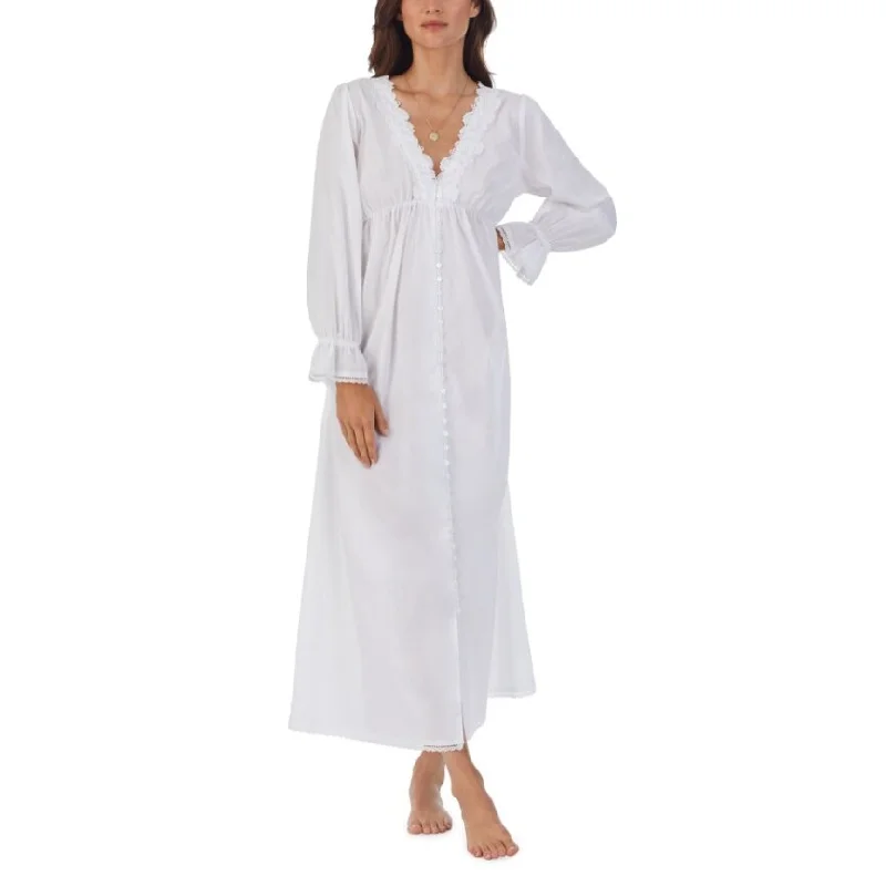 Eileen West Long Sleeve Button Front Robe