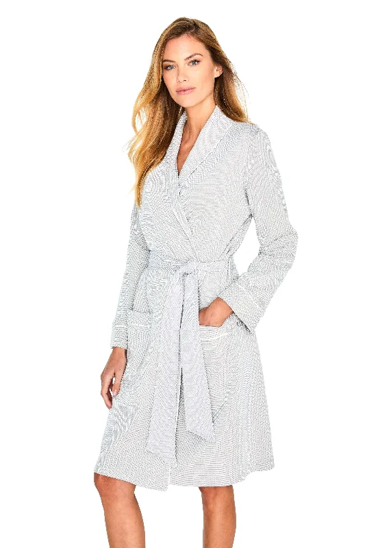 Marelle Grace Long Sleeve Short Textured Robe